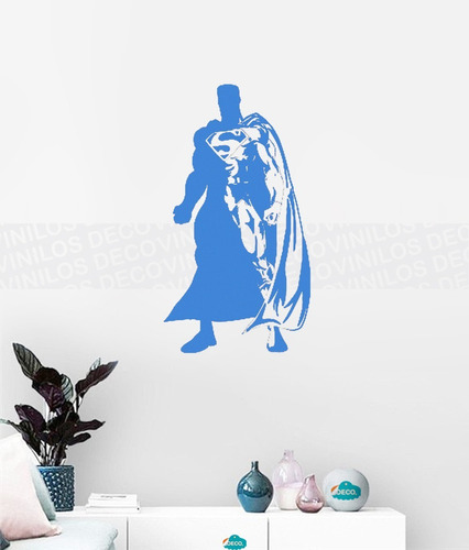 Vinil Decorativo Personalizado Superman Solo 60x108cm