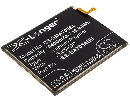 Bateria P Samsung Galaxy A70 Cs-sma705sl Eb-ba705abu 4400mah