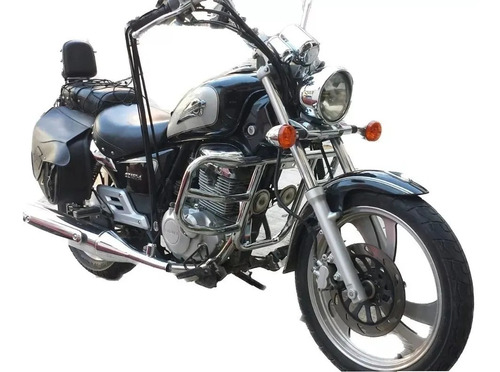 Imagen 2 de 2 de Defensa Tumbaburros Universal Moto Cromada Reforzada Italika