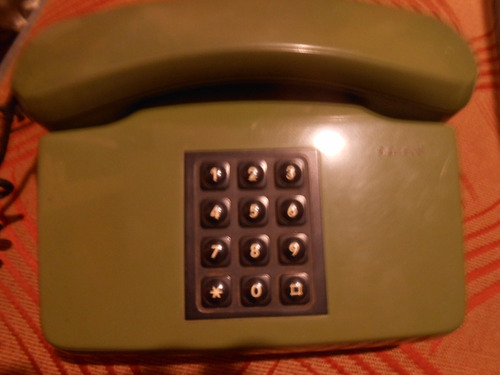 Antiguo Telefono Entel Con Teclado Verde