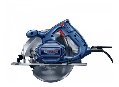 Imagen 3 de 9 de Sierra Circular Bosch Gks 150 1500w 184mm Con Guía