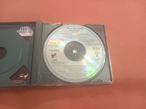 Julio Iglesias - In Concert Tokyo Japan Cd Doble - Usa B32 (Usado)