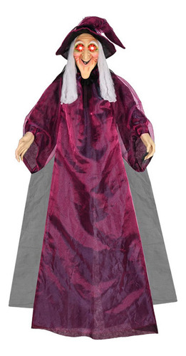 T Bruja Grande Activada Por Voz Para Decoración De Halloween