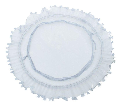 Kit Saquinho Flor De Organza Médio 32 Cm - 50 Unidades Cinza