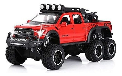 Coche De Juguete Sasbsc, Ford F-150 Raptor, Escala 1/24 [s]