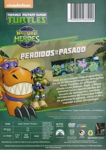 Tmnt Tortugas Ninja Perdidos En El Pasado Pelicula Dvd