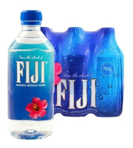 Agua Natural Fiji Artesian 6 Piezas