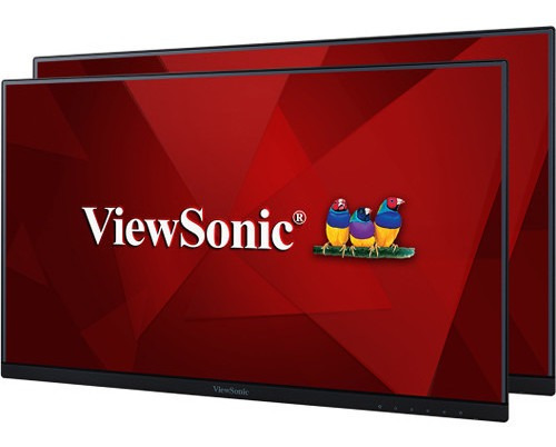 Set De 2 Monitores Viewsonic De 24'' Full Hd Con Paneles