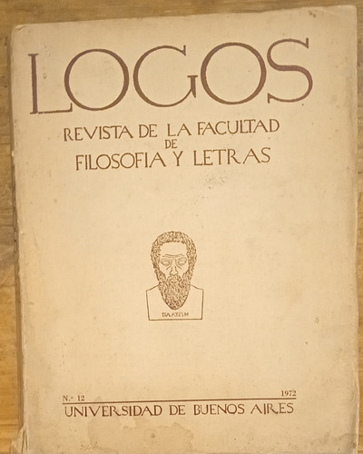 Logos N° 12 Revista De La Facultad De Filosofia Y Letras