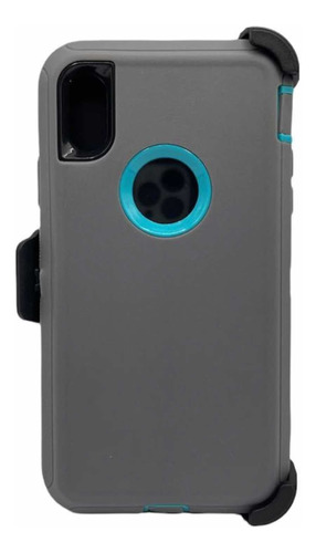 Forro Para iPhone X Xs Tipo Otterbox Con Clip De Guinda 360