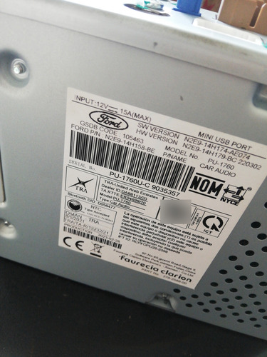 Modulo Conector De Red Ford Clarion Territory (Usado)