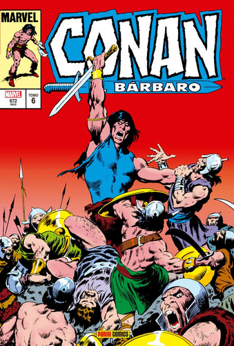 Conan El Barbaro, 6. La Etapa Marvel Original, De Gary Kwapisz. Editorial Panini España S.a., Tapa Dura En Español