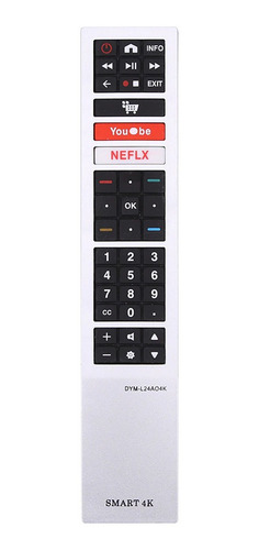 Control Remoto Aoc Pantalla Tv Lcd Inteligente Youtube Netfl
