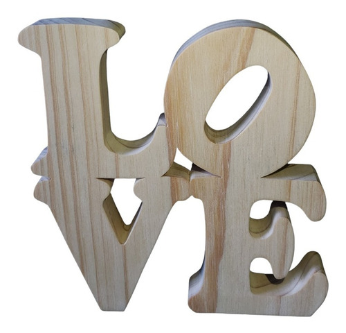 Love En Madera De Pino