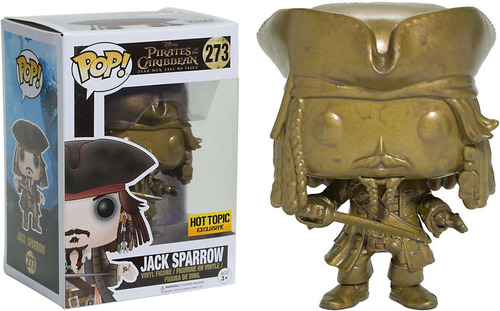 Piratas Del Caribe Funko Pop! Disney Jack Sparrow (oro) De