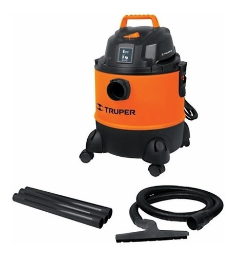 Imagen 2 de 3 de Aspiradora Truper ASPI-06 23L naranja y negra 120V 60Hz