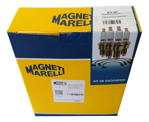 Kit Cables Y Bujias Magneti Marelli Kcb0009