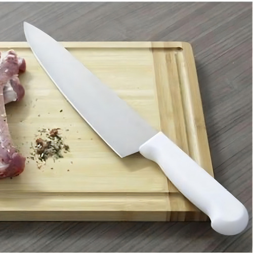 Cuchillo para carne Fratelli Fratelli Professional Butcher, acero inoxidable, 8 pies, color blanco