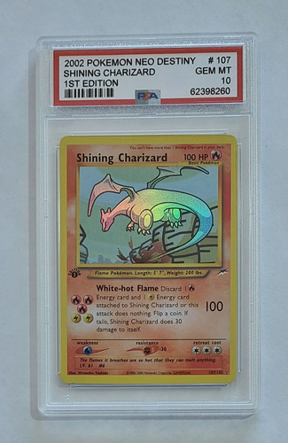 Shinning Charizard Holo 1st Edition Neo - Proxy Premium Shining Charizard Inglés