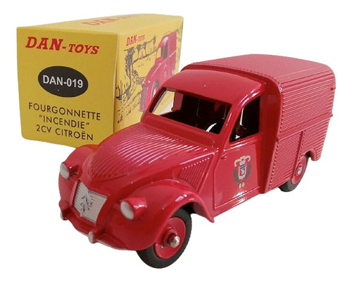 Citroën 2cv, Bomberos, Dan Toys (reedición Dinky Atlas) 1:43