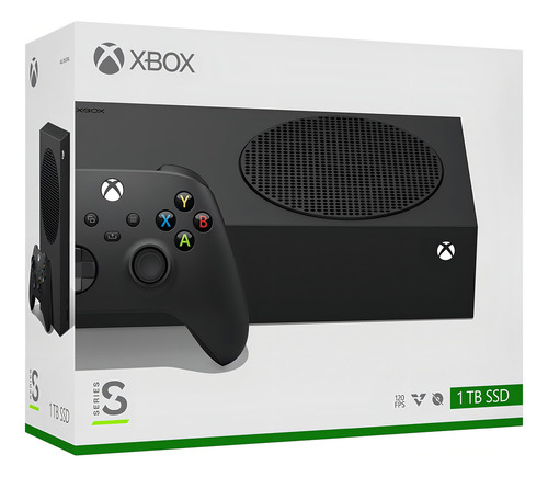 Consola Xbox Series S Carbon Black All Digital 1tb Ssd Negro - Excelente (Reacondicionado)