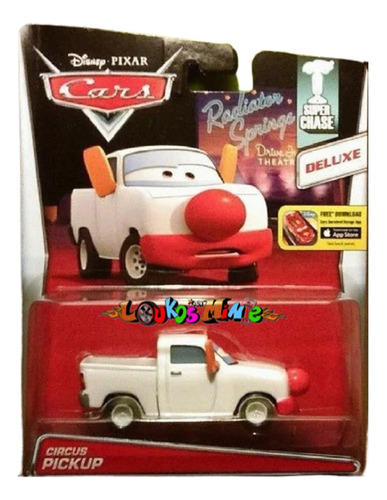 Disney Cars Circus Pickup Super Chase 4000un Original Mattel