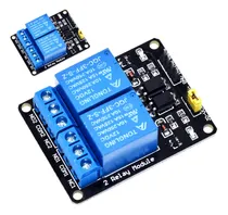 Comprar 2 Módulo Relé 2 Canais 5v 220vu002F110v 10a Com Led Para Arduino