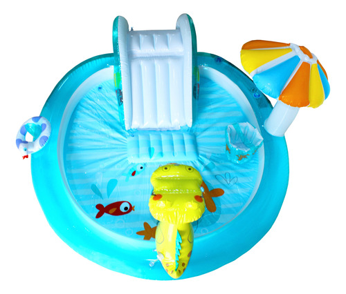 Juego Acuatico Alberca Piscina Inflable Cocodrilo Niño Intex