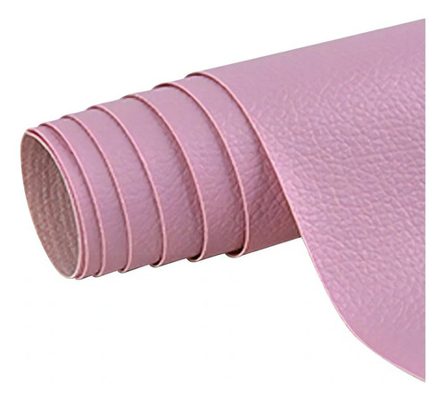 Parche De Reparación De Cuero Autoadhesivo Para Sofá Color Rosa