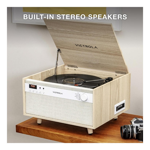Reproductor De Vinilo Y Centro De Música 6 En 1 Victrola Cen