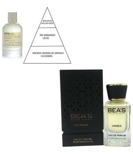 Perfume Beas U755 (le Labo Santal 33) Edp 50ml Unisex