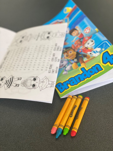Libro Para Colorear Bluey Personalizado 25 Pz