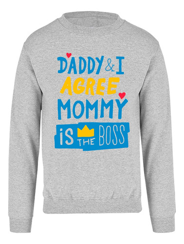 Sudadera De Mujer-día De Las Madres-mom Is The Boss