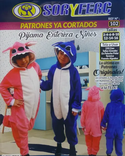 Pijama Infantil enterizo o Stitch o