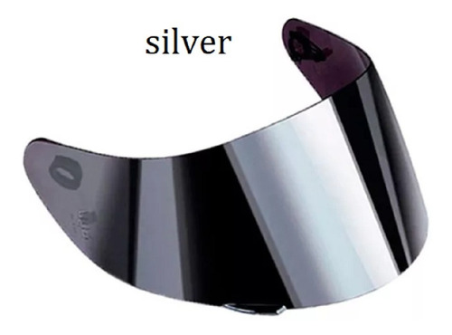 Imagen 1 de 10 de Visor Casco Agv K3 Sv K1 K5 Iridium Silver Plateado Dompa #