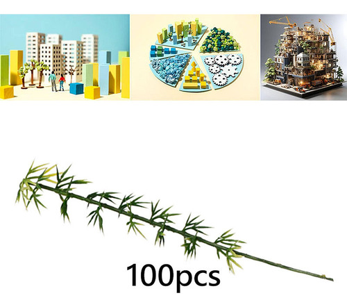 100 Bamboo Arboles, Mini Arboles 12 Cm.
