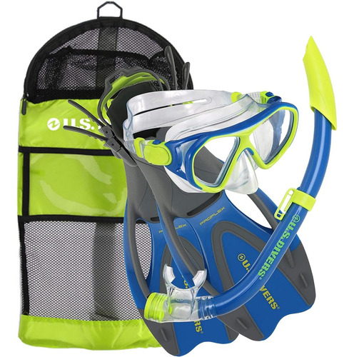 Máscara U.s. Divers Dorado Ii Pro Jr, Snorkel Sea Breeze, Ju