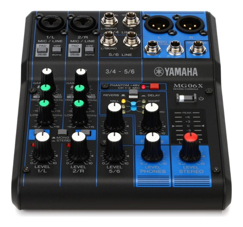 Consola Mezcladora Yamaha Mg06x 6 Canales Nueva Envio