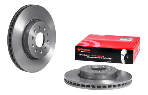 Disco Ventilado Del Izq/der Cadillac Ats 13 Al 19 Brembo