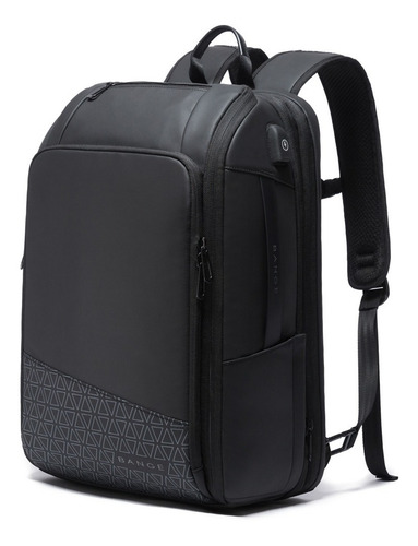 Mochila Bange-22005 Premium Impermeable Laptop Viaje Escolar Usb Color Negro