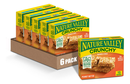 Nature Valley, Peanut Butter - Barras De Granola Crujientes 