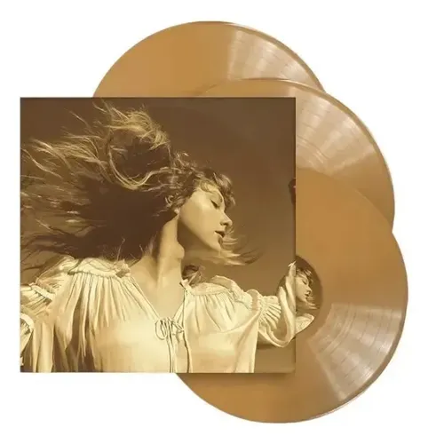 Vinil Triple Taylor Swift Fearless Taylor's Version LP Dourado 27