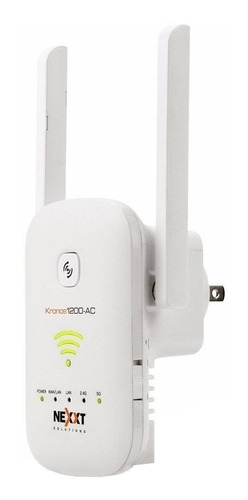 Imagen 1 de 3 de Repetidor, Router, Access point Nexxt Solutions Kronos 1200-AC blanco 110V/220V