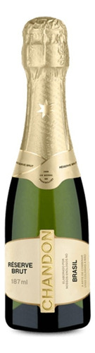 Espumante brasileiro branco Brut Réserve Chandon Baby chardonnay garrafa 187mLChandon Baby adega Chandon 187 ml