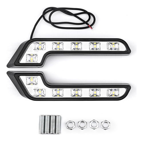 Luces Antiniebla Led En Forma De L 1 Par 12v