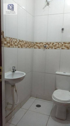 Kitnet Com 1 Dormitório Para Alugar, 20 M² Por R$ 500,00/mês - Parque Das Nações - Santo André/sp - Kn0114