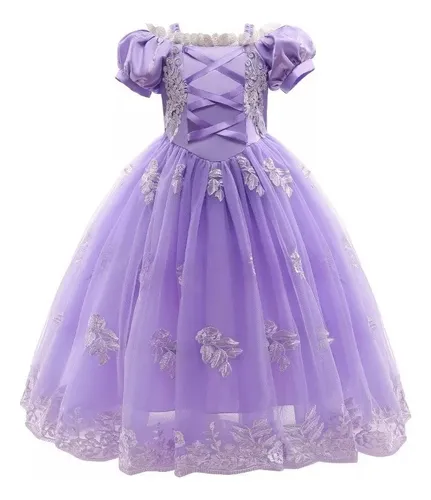 Fantasia Vestido Princesa Sofia Luxo Infantil Imperdivel