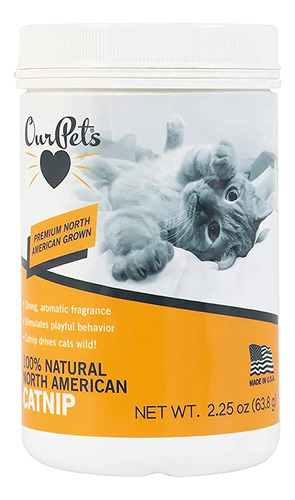 Our Pets Cosmic Catnip, 100% Hierba Gatera Cultivada Norteam