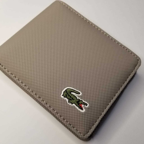 Cartera Lacoste Gris