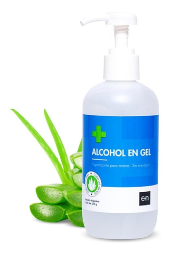 Alcohol En Gel 250ml Antibacterial Aloe Vera Cuidado Manos